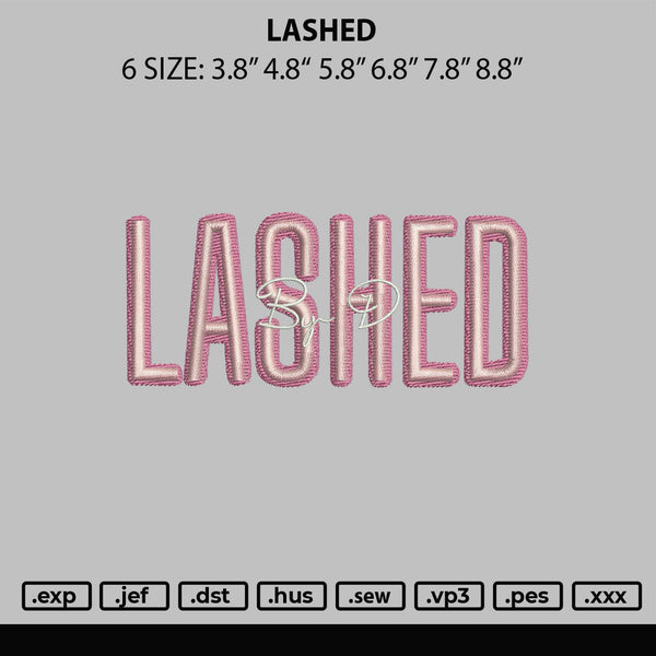 Lashed Embroidery