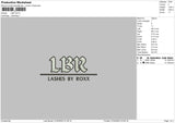 Lbr Embroidery File 6 sizes