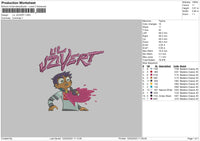 Lil J Embroidery File 6 sizes