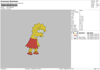 lisa simpson Embroidery