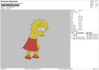 lisa simpson Embroidery