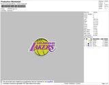 Lakers Logo Embroidery