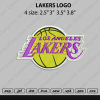 Lakers Logo Embroidery