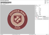 Jugger N Embroidery File 6 sizes