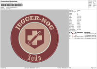 Jugger N Embroidery File 6 sizes