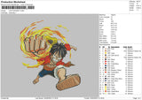 Luffy Monkey 02 Embroidery