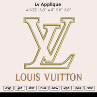 LV Applique Embroidery