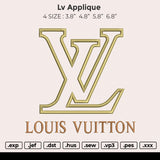 LV Applique Embroidery