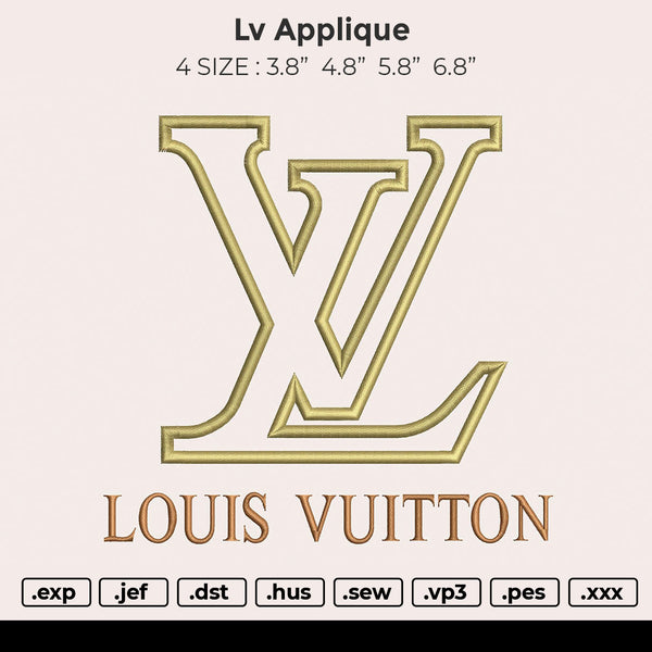 LV Applique Embroidery – embroiderystores