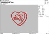 Lana Del Love Embroidery File 6 sizes