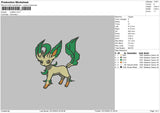Leafon Embroidery File 6 sizes