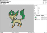 Leafon Embroidery File 6 sizes