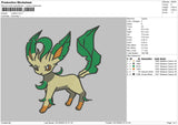 Leafon Embroidery File 6 sizes