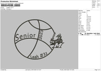 Leah 31 Embroidery File 6 sizes