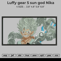Luffy Gear 5 Sun God Nika