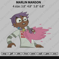 Marlin Manson Embroidery