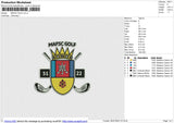 MAFSC GOLF Embroiery