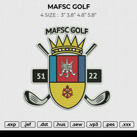 MAFSC GOLF Embroiery