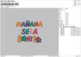 Manana Sv1 Embroidery File 6 sizes