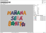 Manana Sv1 Embroidery File 6 sizes