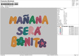 Manana Sv1 Embroidery File 6 sizes