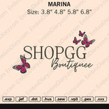 shopgg marina  Embroidery