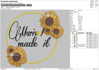 Marisol Made it Embroidery