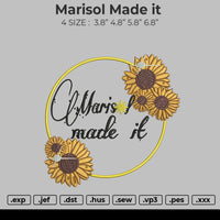 Marisol Made it Embroidery