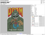 MF Doom Embroidery