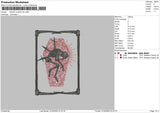 Micah U Embroidery File 6 sizes