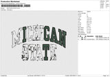 MICHIGAN STATE Embroidery