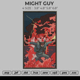 Might Guy Embroidery