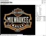 Harley Davidson Milwakee Embroidery