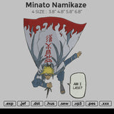 Minato Namikaze Embroidery