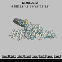 Mixologist Embroidery