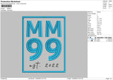 Mm99 Embroidery File 6 sizes
