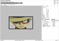 monkey d luffy Embroidery