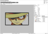 monkey d luffy Embroidery