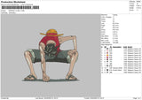 Md Luffy Large Embroidery