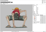 Md Luffy Large Embroidery