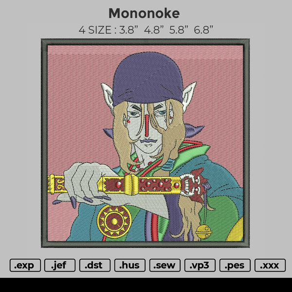 Mononoke Embroidery
