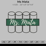 MS Mata
