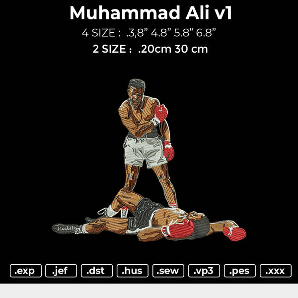 Muhammad Ali v1 Embroidery