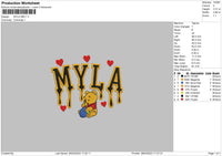 Myla Melt Embroidery