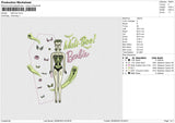 Mali Boo Embroidery File 6 size
