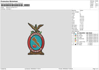 Mariscos C Embroidery File 6 sizes