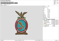 Mariscos C Embroidery File 6 sizes