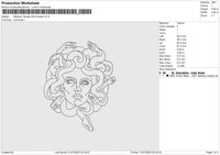 Medusa Tatuaje Minimalista
