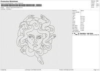 Medusa Tatuaje Minimalista