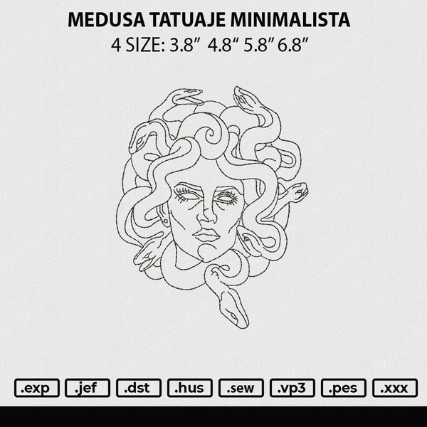 Medusa Tatuaje Minimalista